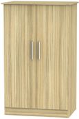 Contrast Modern Oak Midi Wardrobe