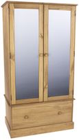 Cotswold Pine 2 Door Combi Wardrobe