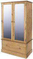 Cotswold Pine 2 Door Combi Wardrobe