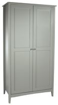 Como Grey Painted 2 Door Wardrobe