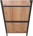 Craven Light Oak 4 Drawer Open Wardrobe