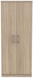 Devon Oak Effect 2 Door Plain Wardrobe