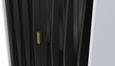 Diamond Black and White 2 Door Plain Tall Wardrobe