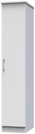 Eve Grey 1 Door Single Tall Wardrobe