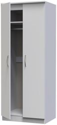 Eve Grey 2 Door Plain Tall Wardrobe