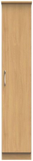 Eve Oak Effect 1 Door Single Tall Wardrobe