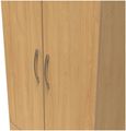 Eve Oak Effect 2 Door 2 Drawer Double Wardrobe