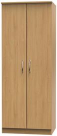 Eve Oak Effect 2 Door Plain Tall Wardrobe