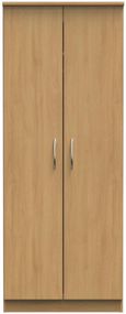 Eve Oak Effect 2 Door Plain Tall Wardrobe