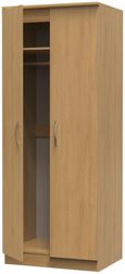 Eve Oak Effect 2 Door Plain Wardrobe