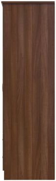 Eve Walnut 2 Door 2 Drawer Double Wardrobe