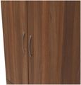 Eve Walnut 2 Door 2 Drawer Double Wardrobe