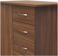 Eve Walnut Effect 1 Door Midi Wardrobe