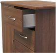 Eve Walnut Effect 1 Door Midi Wardrobe