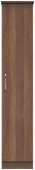 Eve Walnut Effect 1 Door Single Wardrobe