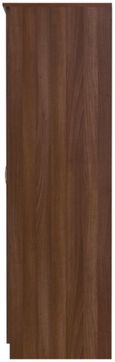 Eve Walnut Effect 2 Door Plain Tall Wardrobe