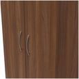 Eve Walnut Effect 2 Door Plain Tall Wardrobe