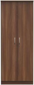 Eve Walnut Effect 2 Door Plain Tall Wardrobe