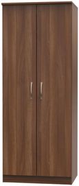 Eve Walnut Effect 2 Door Plain Wardrobe