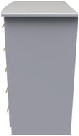 Faye Grey 1 Door Midi Wardrobe