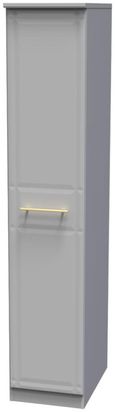 Faye Grey 1 Door Single Wardrobe