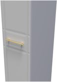 Faye Grey 1 Door Single Wardrobe