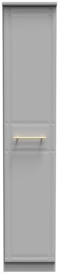 Faye Grey 1 Door Single Wardrobe