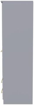 Faye Grey 2 Door 2 Drawer Double Wardrobe