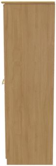 Faye Oak Effect 1 Door Single Wardrobe