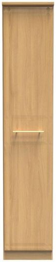 Faye Oak Effect 1 Door Single Wardrobe