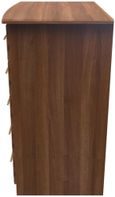 Faye Walnut Effect 1 Door Midi Wardrobe