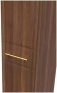 Faye Walnut Effect 1 Door Single Wardrobe