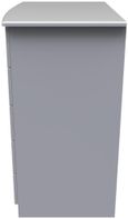 Flora Grey 1 Door Midi Wardrobe