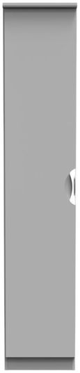 Flora Grey 1 Door Single Wardrobe