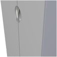 Flora Grey 2 Door 2 Drawer Double Wardrobe