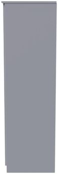 Flora Grey Ash 2 Door Plain Tall Wardrobe