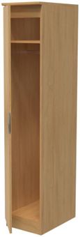 Flora Oak Effect 1 Door Single Wardrobe