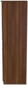Flora Walnut Effect 1 Door Single Wardrobe
