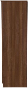 Flora Walnut Effect 2 Door 2 Drawer Double Wardrobe