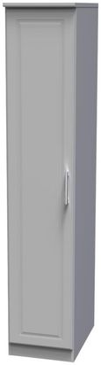 Gina Grey 1 Door Single Wardrobe