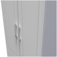 Gina Grey 2 Door 2 Drawer Double Wardrobe