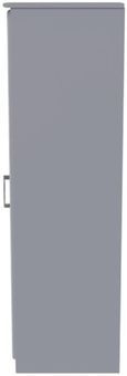 Gina Grey Ash 1 Door Single Wardrobe