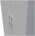 Gina Grey Ash 2 Door 2 Drawer Double Wardrobe
