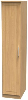 Gina Oak Effect 1 Door Single Wardrobe