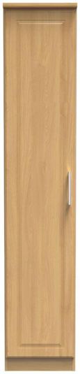 Gina Oak Effect 1 Door Single Wardrobe