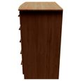 Gina Walnut Effect 1 Door Midi Wardrobe