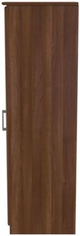 Gina Walnut Effect 1 Door Single Wardrobe