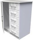 Gina White 1 Door Midi Wardrobe