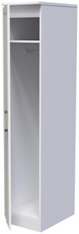 Gina White 1 Door Single Wardrobe