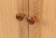 Grace Natural Oak 2 Door 1 Drawer Wardrobe